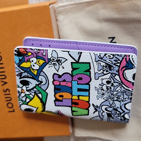 Louis Vuitton Graffiti POCKET ORGANIZER Giant Monogram MultiColor Wallet… - Picture 7 of 17